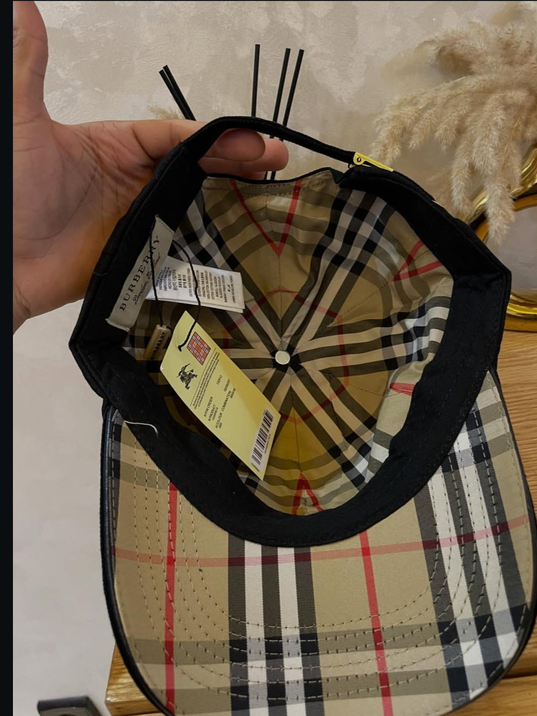 Cap burberry